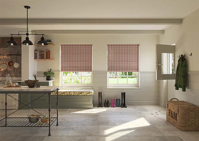 Applecross, Cranberry - Roman Blind - Image 8